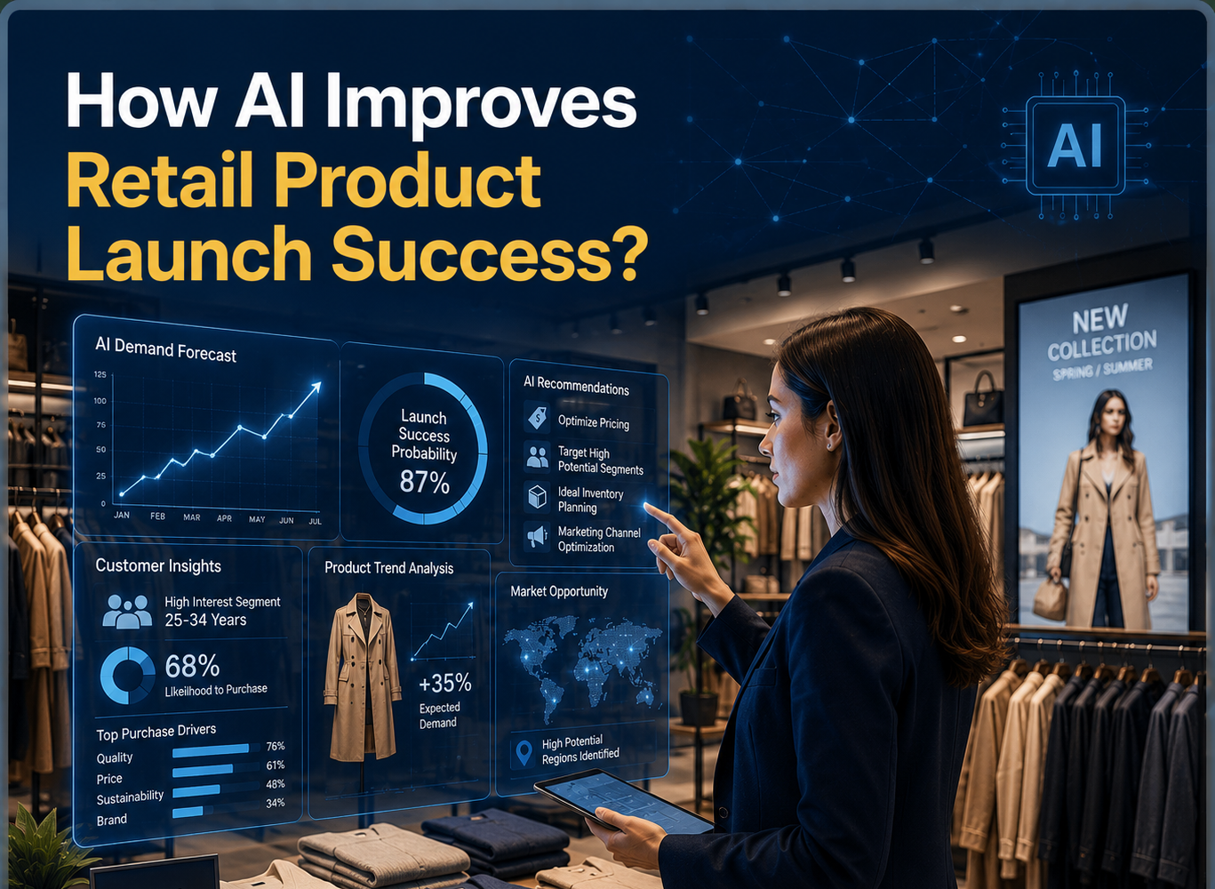 How AI Improves Retail Product Launch Success?