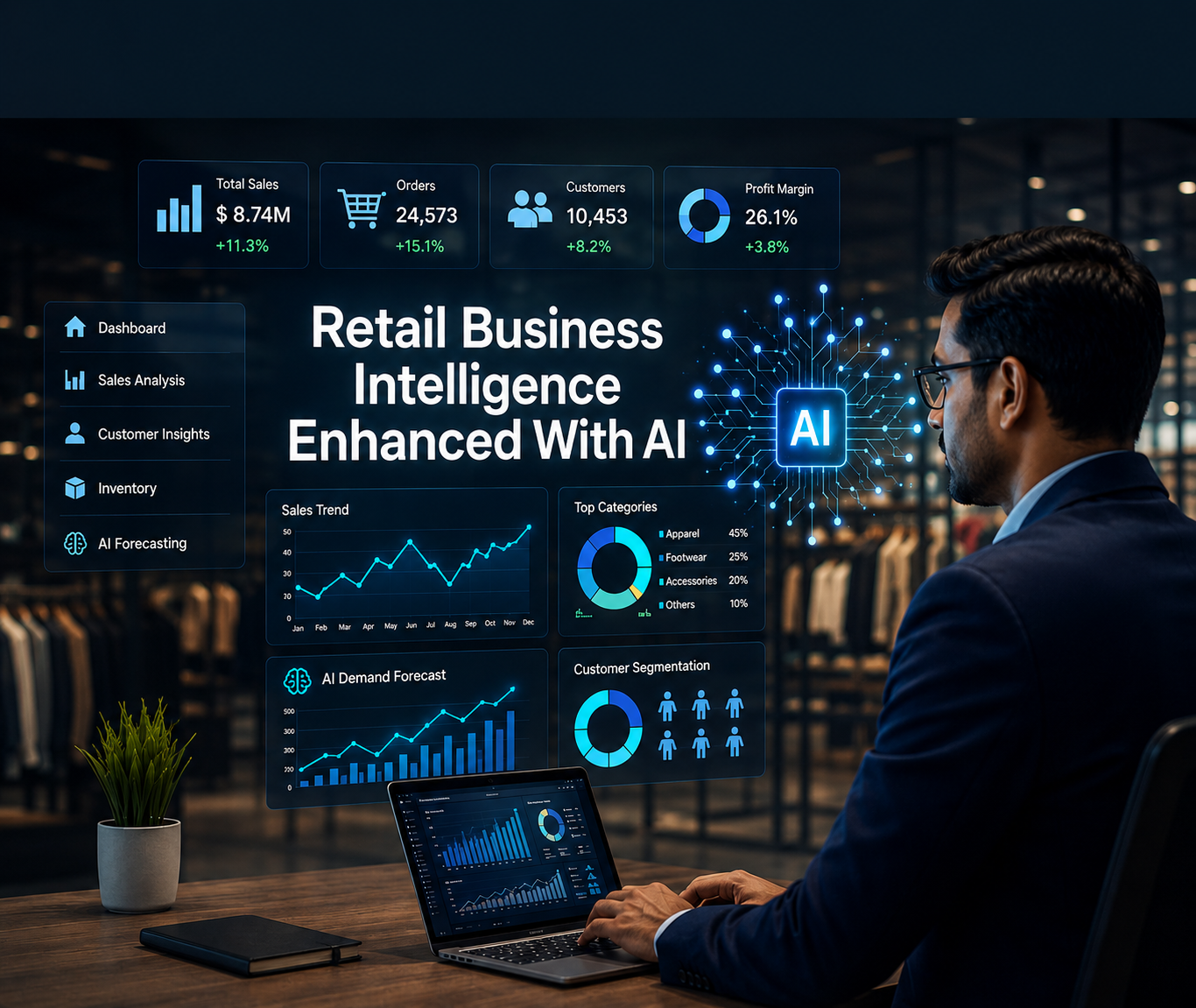Retail Business Intelligence Enhanced With AI